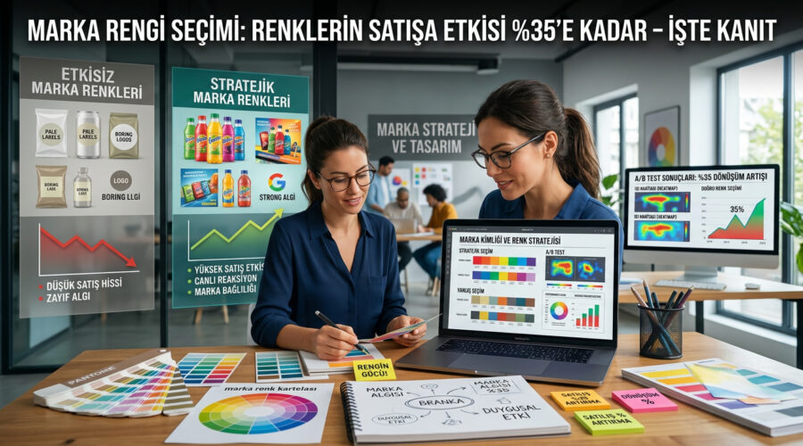 Marka Rengi Seçimi: Renklerin Satışa Etkisi %35’e Kadar, İşte Kanıt