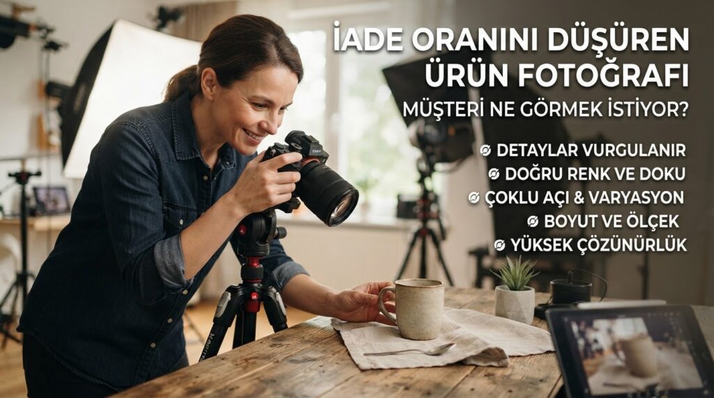 İade Oranını Düşüren Ürün Fotoğrafçılığı: Müşteri Ne Görmek İstiyor?