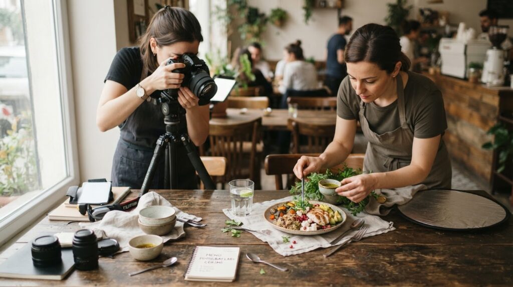 Avrupa Yakası’nda Yemek Fotoğrafçılığı: Restoran ve Kafe Menüsü Nasıl Çekilmeli?